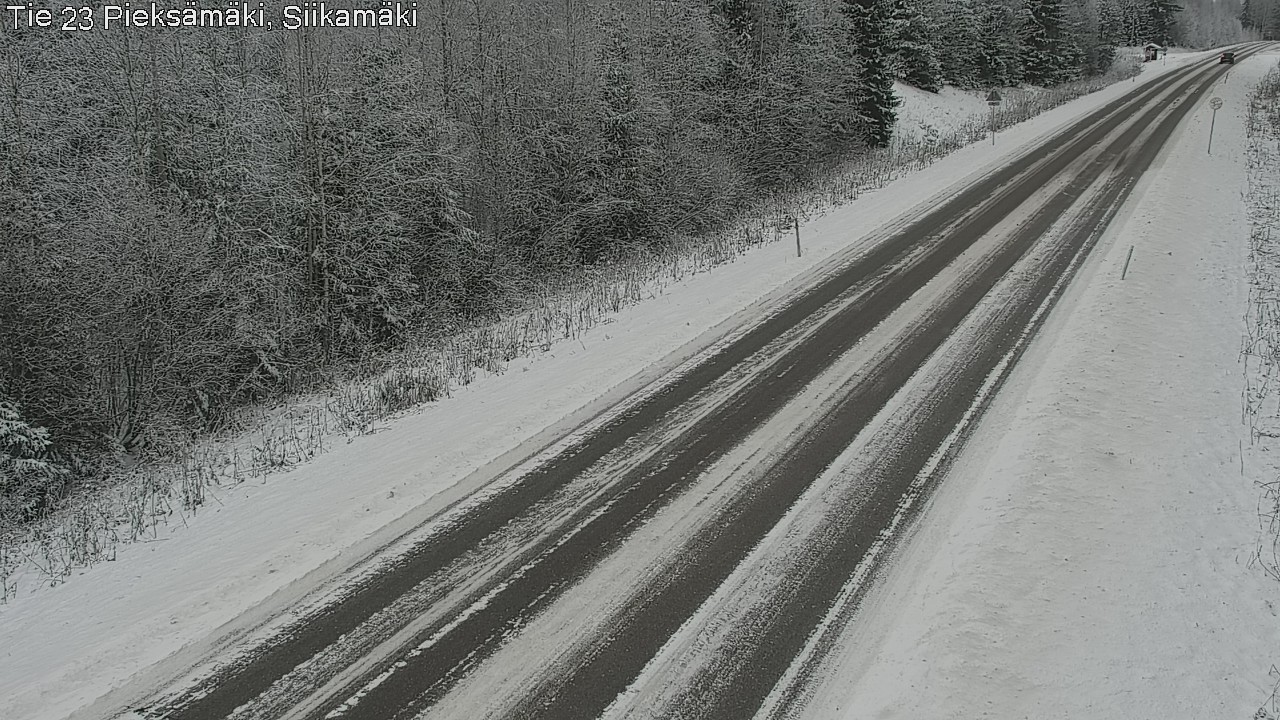 Weather Camera Image Road 23 Pieksämäki, Siikamäki, Pieksämäki, Etelä-Savo