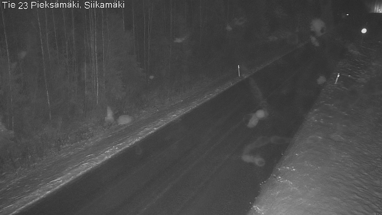 Weather Camera Image Väg 23 Pieksämäki, Siikamäki, Pieksämäki, Etelä-Savo