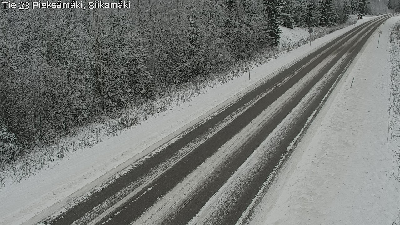 Weather Camera Image Road 23 Pieksämäki, Siikamäki, Pieksämäki, Etelä-Savo
