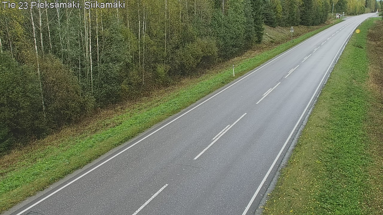 Weather Camera Image Road 23 Pieksämäki, Siikamäki, Pieksämäki, Etelä-Savo