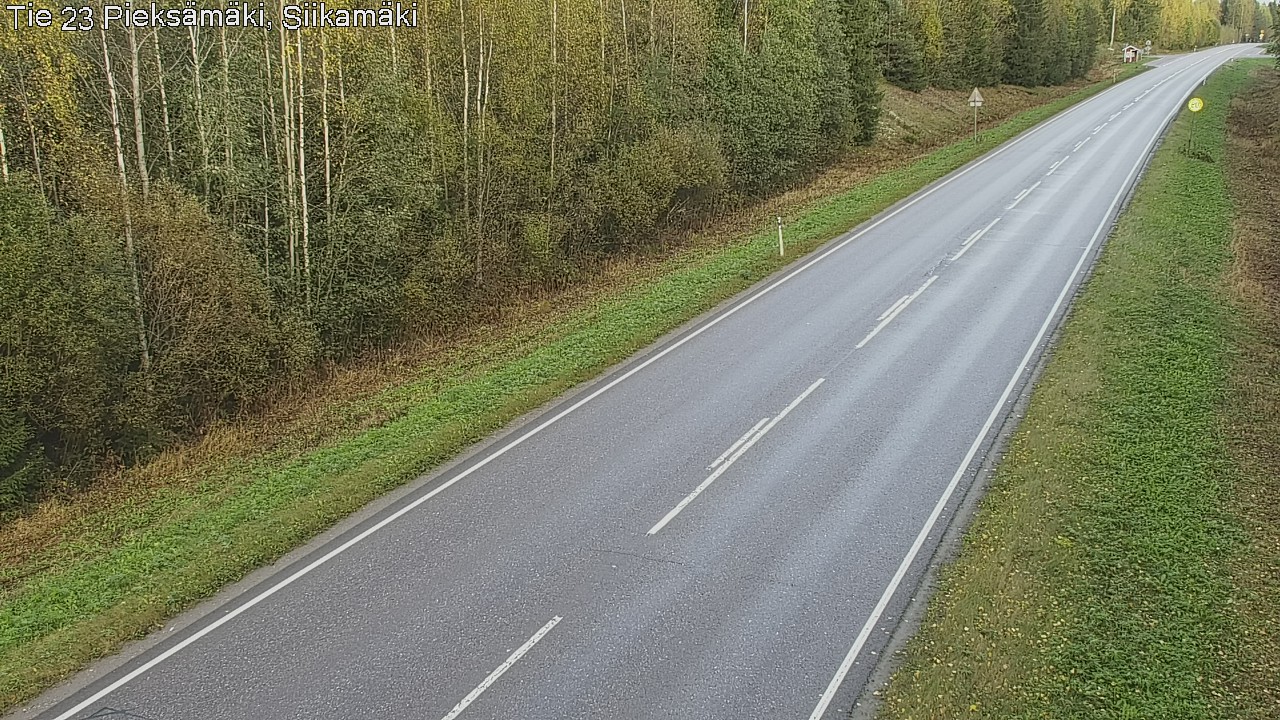 Weather Camera Image Road 23 Pieksämäki, Siikamäki, Pieksämäki, Etelä-Savo
