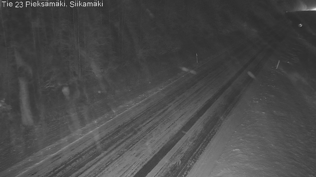 Weather Camera Image Road 23 Pieksämäki, Siikamäki, Pieksämäki, Etelä-Savo