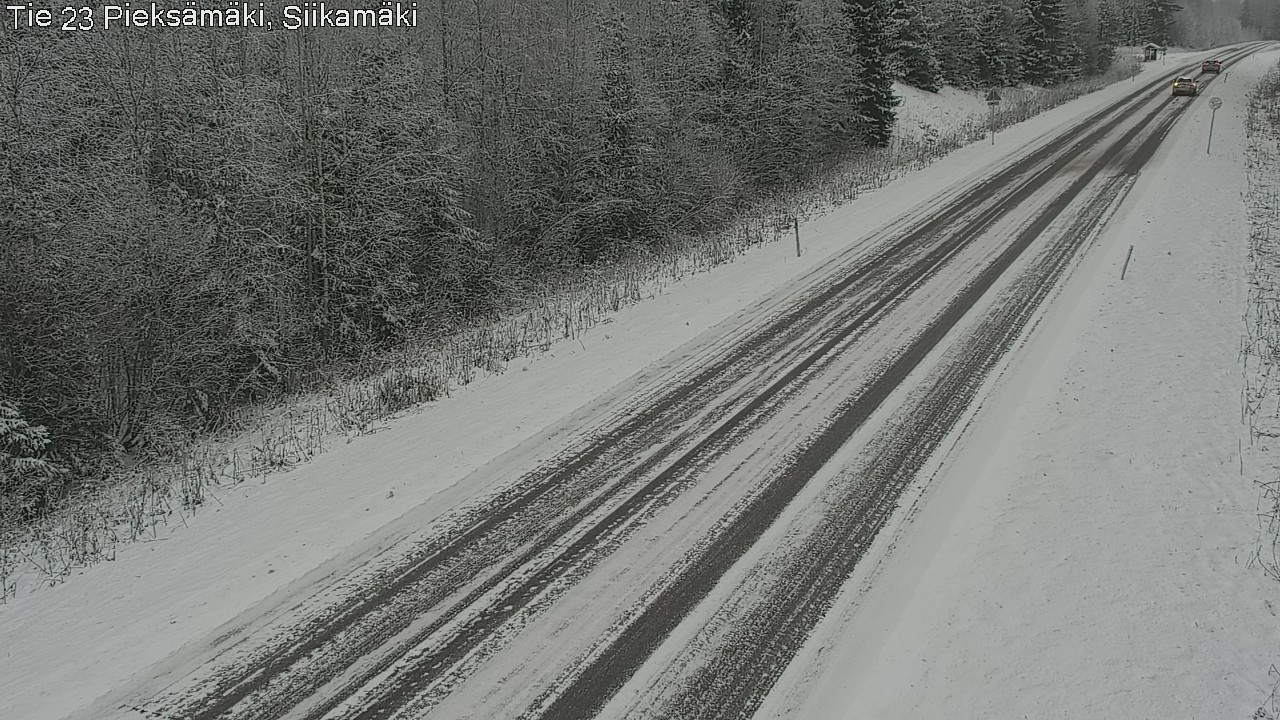 Weather Camera Image Road 23 Pieksämäki, Siikamäki, Pieksämäki, Etelä-Savo
