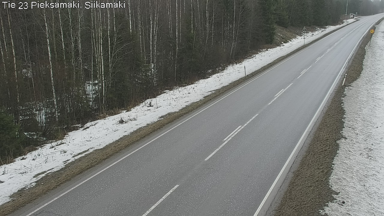 Weather Camera Image Road 23 Pieksämäki, Siikamäki, Pieksämäki, Etelä-Savo