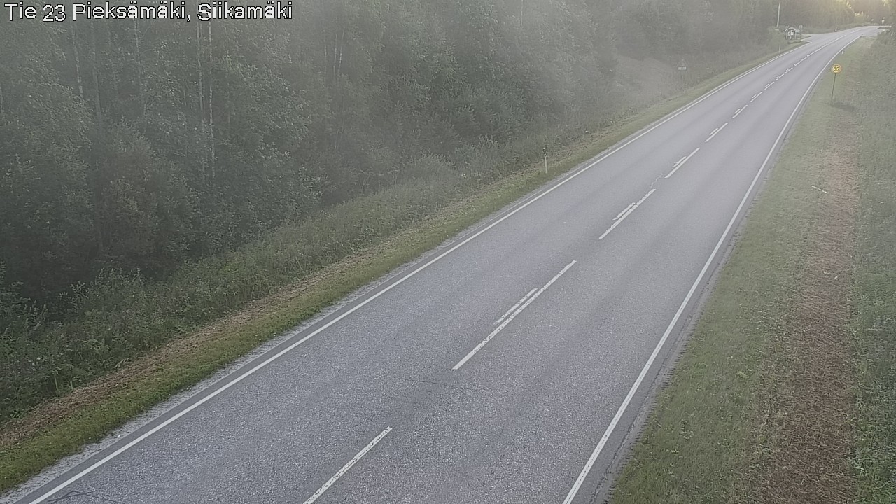 Weather Camera Image Road 23 Pieksämäki, Siikamäki, Pieksämäki, Etelä-Savo