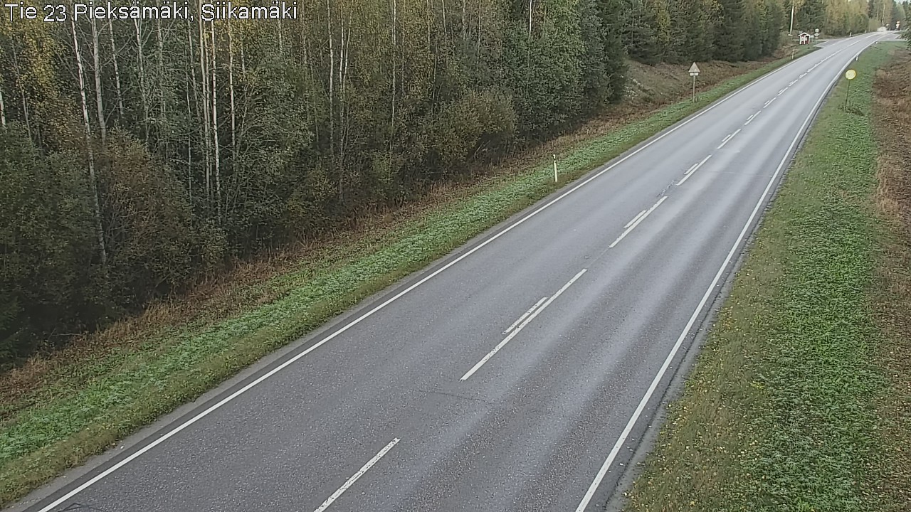 Weather Camera Image Road 23 Pieksämäki, Siikamäki, Pieksämäki, Etelä-Savo