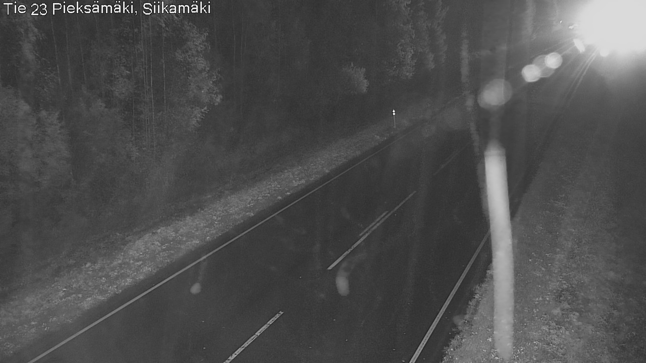 Weather Camera Image Road 23 Pieksämäki, Siikamäki, Pieksämäki, Etelä-Savo