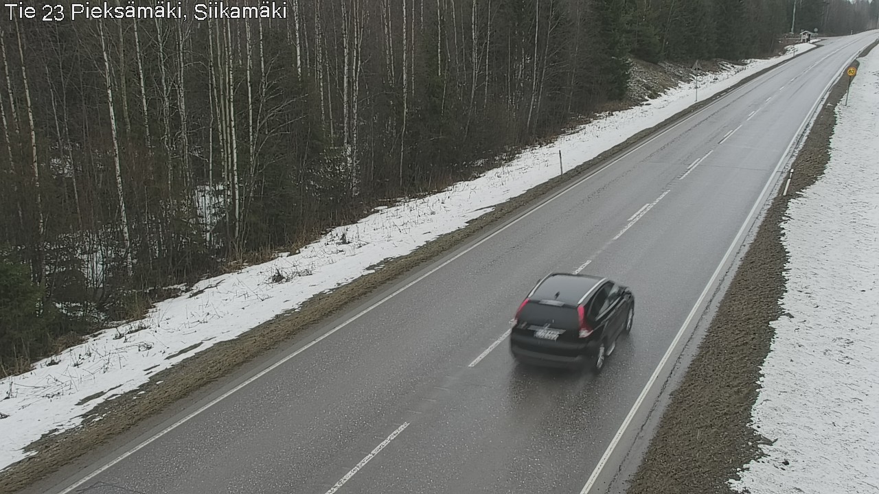 Weather Camera Image Road 23 Pieksämäki, Siikamäki, Pieksämäki, Etelä-Savo