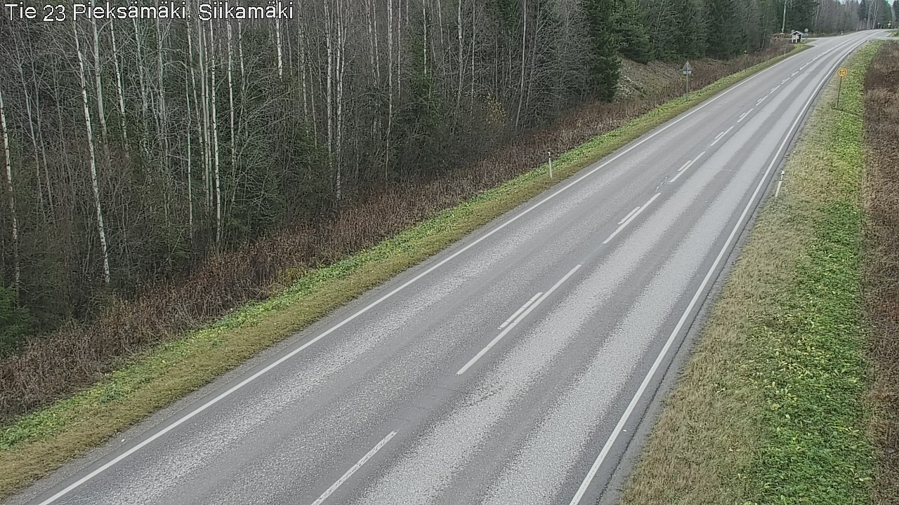 Weather Camera Image Road 23 Pieksämäki, Siikamäki, Pieksämäki, Etelä-Savo