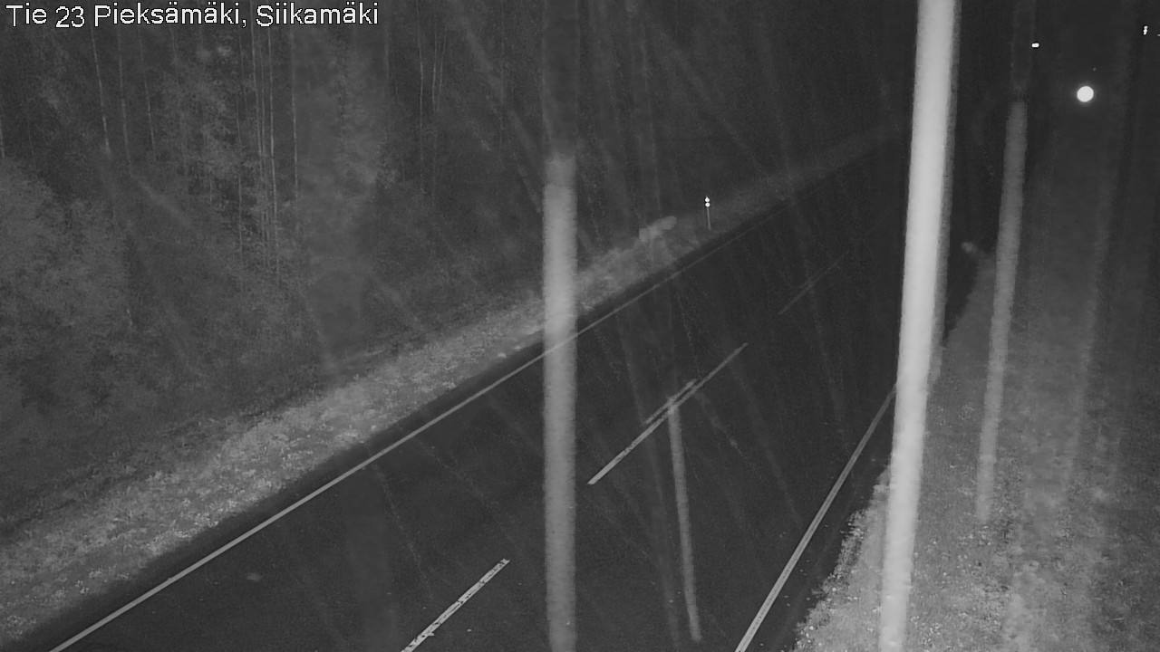Weather Camera Image Road 23 Pieksämäki, Siikamäki, Pieksämäki, Etelä-Savo