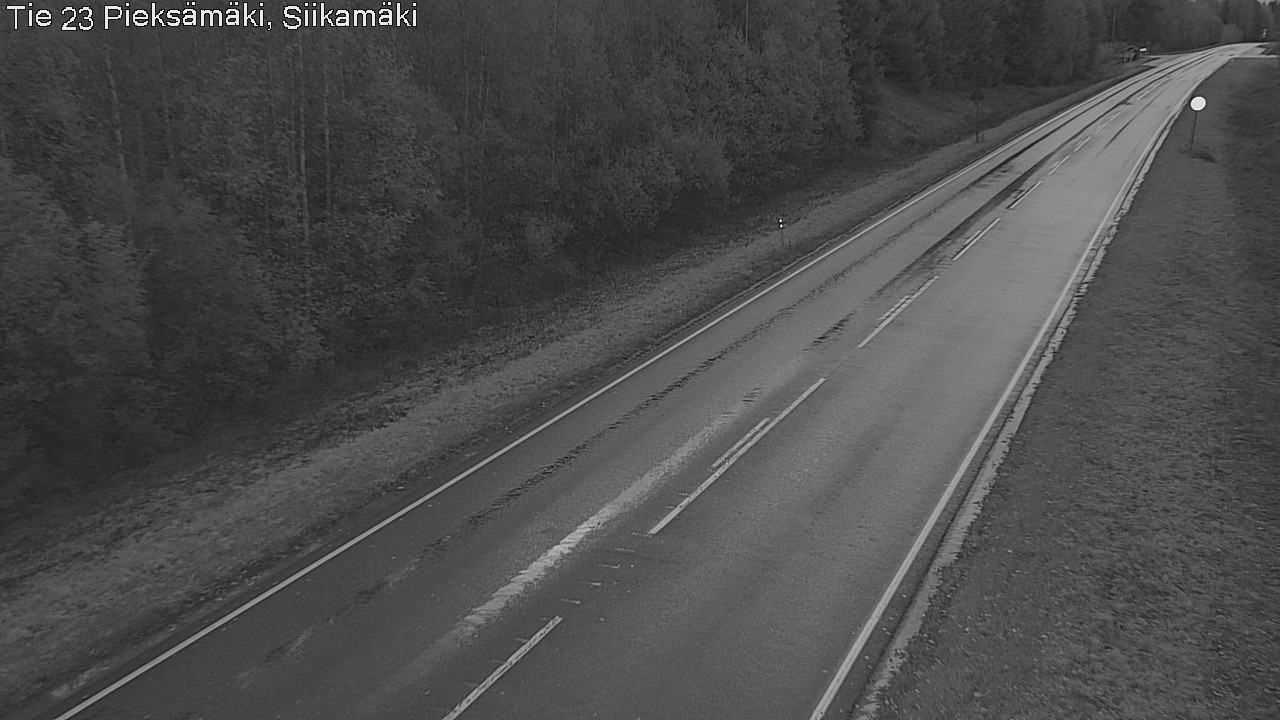 Weather Camera Image Road 23 Pieksämäki, Siikamäki, Pieksämäki, Etelä-Savo
