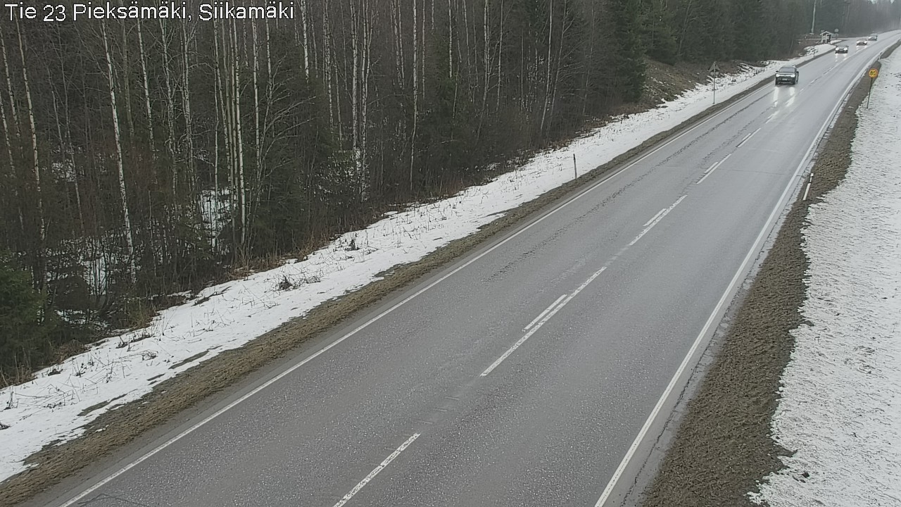 Weather Camera Image Road 23 Pieksämäki, Siikamäki, Pieksämäki, Etelä-Savo