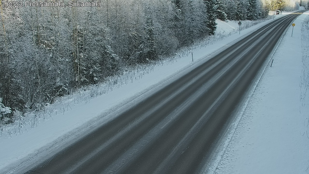 Weather Camera Image Road 23 Pieksämäki, Siikamäki, Pieksämäki, Etelä-Savo