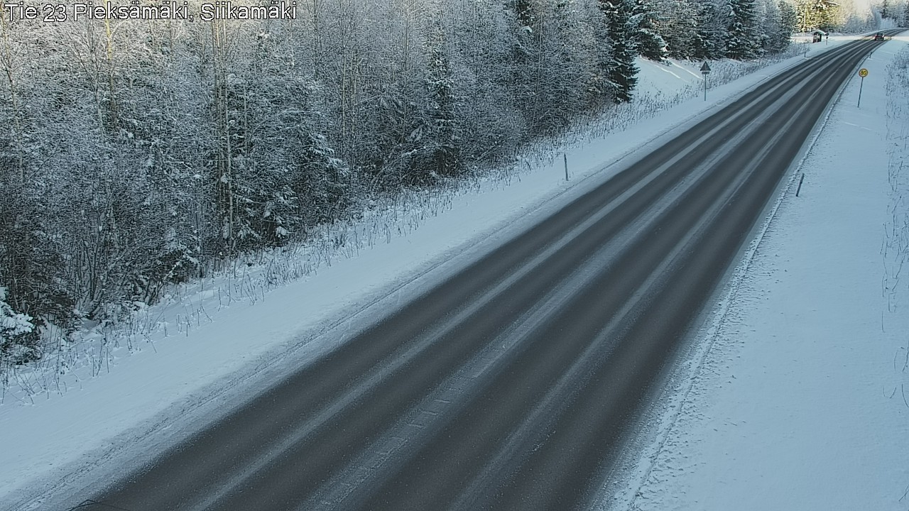 Weather Camera Image Road 23 Pieksämäki, Siikamäki, Pieksämäki, Etelä-Savo