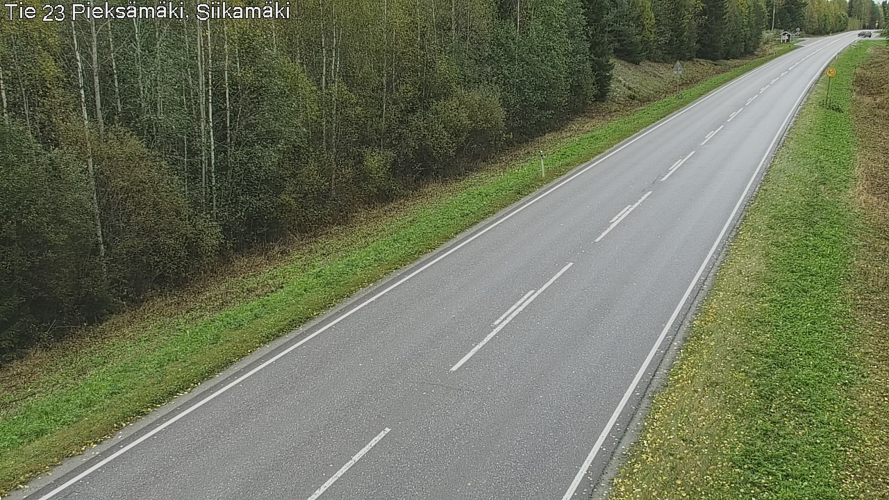 Weather Camera Image Road 23 Pieksämäki, Siikamäki, Pieksämäki, Etelä-Savo