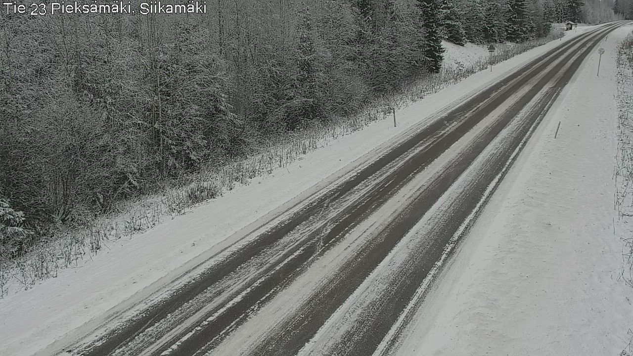 Weather Camera Image Road 23 Pieksämäki, Siikamäki, Pieksämäki, Etelä-Savo