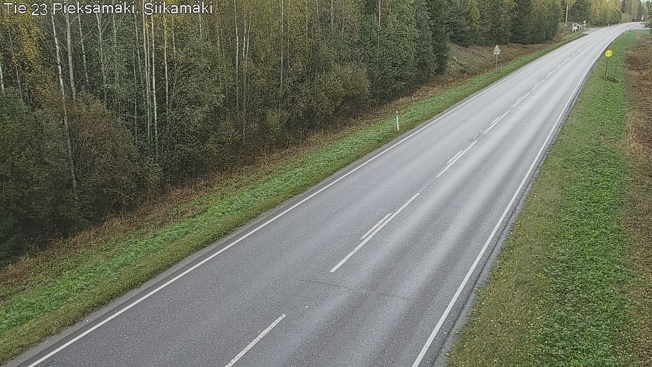 Weather Camera Image Road 23 Pieksämäki, Siikamäki, Pieksämäki, Etelä-Savo