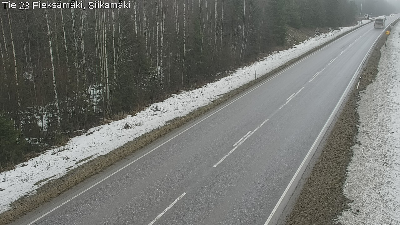 Weather Camera Image Road 23 Pieksämäki, Siikamäki, Pieksämäki, Etelä-Savo