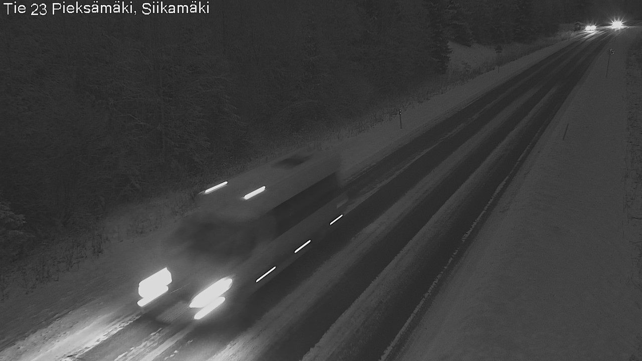 Weather Camera Image Road 23 Pieksämäki, Siikamäki, Pieksämäki, Etelä-Savo