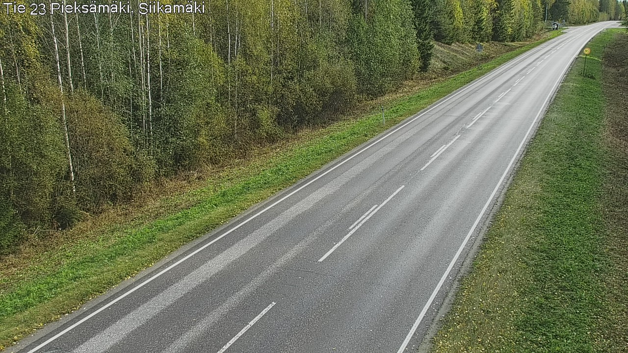 Weather Camera Image Väg 23 Pieksämäki, Siikamäki, Pieksämäki, Etelä-Savo