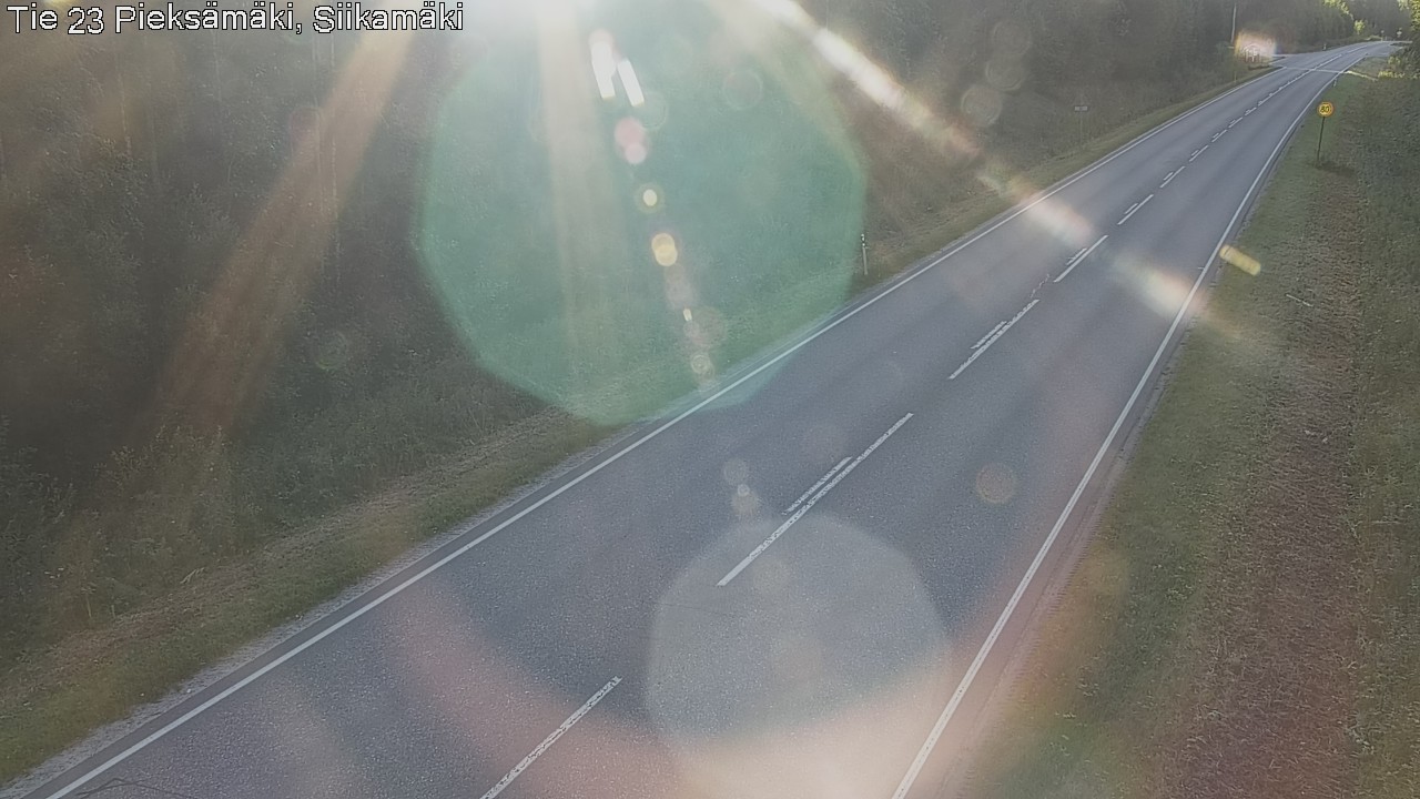 Weather Camera Image Road 23 Pieksämäki, Siikamäki, Pieksämäki, Etelä-Savo
