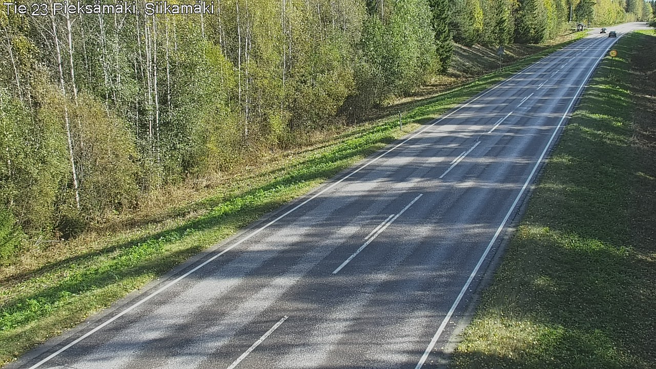 Weather Camera Image Väg 23 Pieksämäki, Siikamäki, Pieksämäki, Etelä-Savo