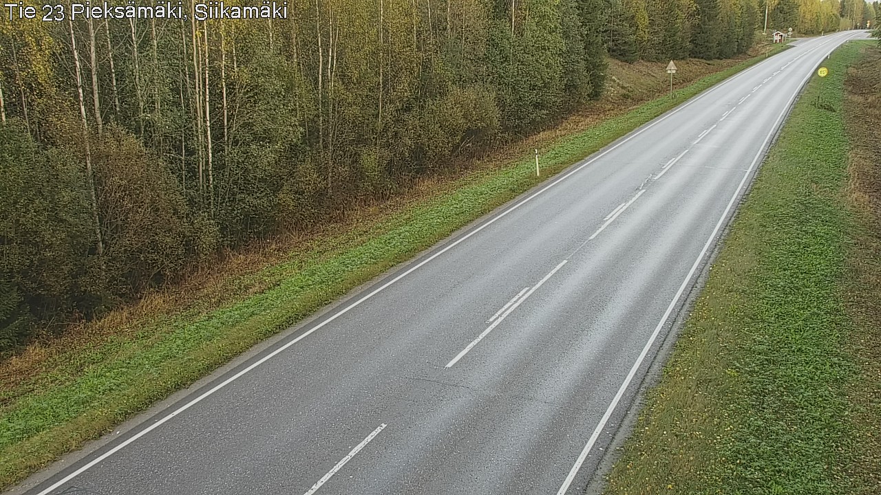 Weather Camera Image Road 23 Pieksämäki, Siikamäki, Pieksämäki, Etelä-Savo