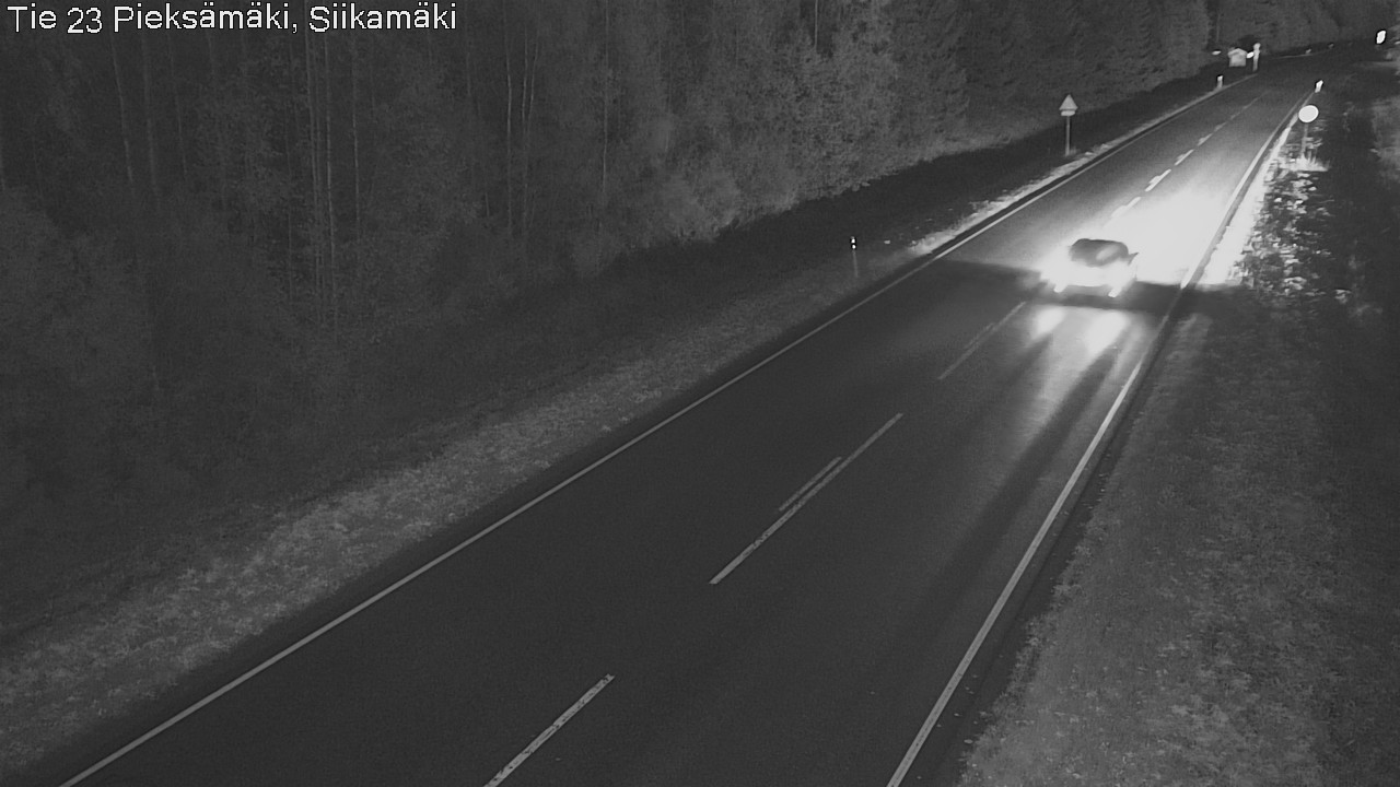 Weather Camera Image Road 23 Pieksämäki, Siikamäki, Pieksämäki, Etelä-Savo