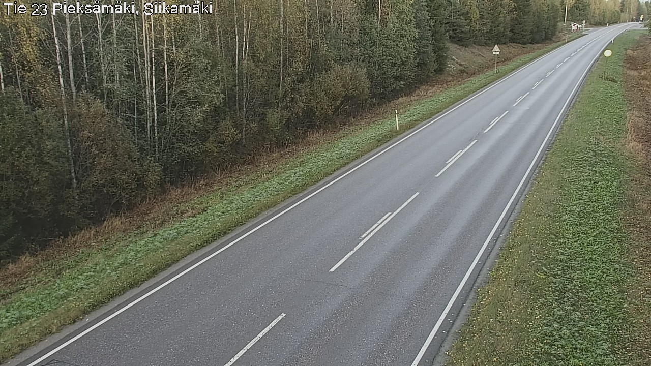 Weather Camera Image Road 23 Pieksämäki, Siikamäki, Pieksämäki, Etelä-Savo