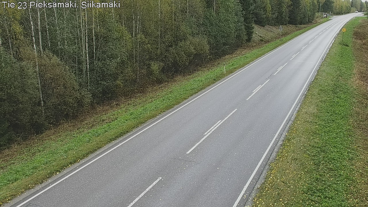 Weather Camera Image Road 23 Pieksämäki, Siikamäki, Pieksämäki, Etelä-Savo
