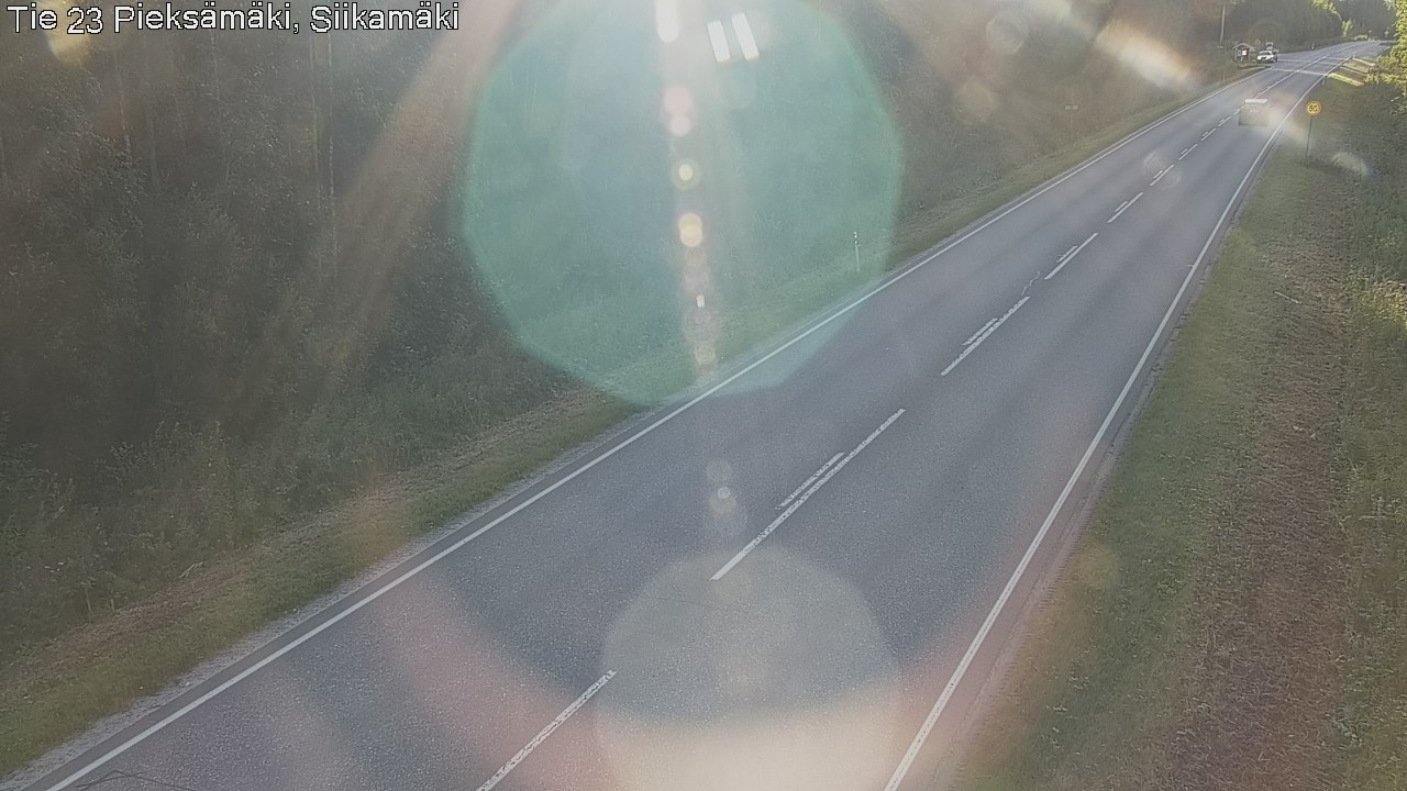 Weather Camera Image Road 23 Pieksämäki, Siikamäki, Pieksämäki, Etelä-Savo