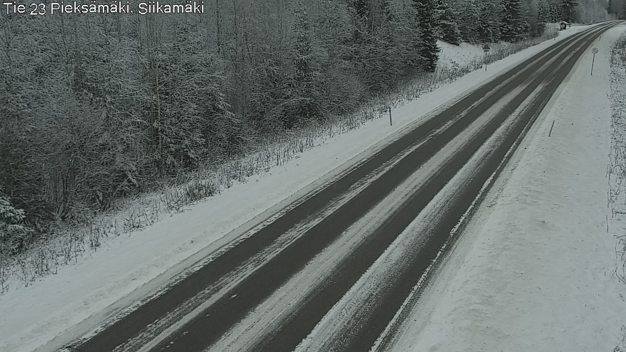 Weather Camera Image Road 23 Pieksämäki, Siikamäki, Pieksämäki, Etelä-Savo