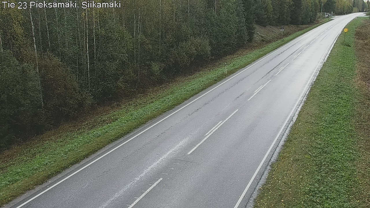 Weather Camera Image Road 23 Pieksämäki, Siikamäki, Pieksämäki, Etelä-Savo