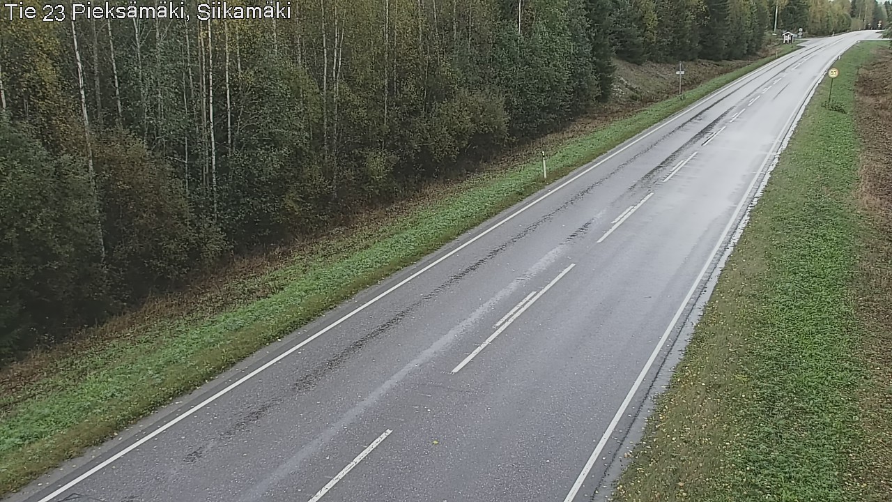 Weather Camera Image Road 23 Pieksämäki, Siikamäki, Pieksämäki, Etelä-Savo