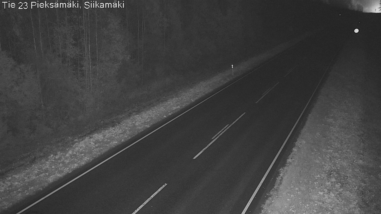 Weather Camera Image Road 23 Pieksämäki, Siikamäki, Pieksämäki, Etelä-Savo