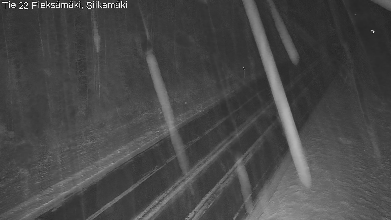 Weather Camera Image Road 23 Pieksämäki, Siikamäki, Pieksämäki, Etelä-Savo