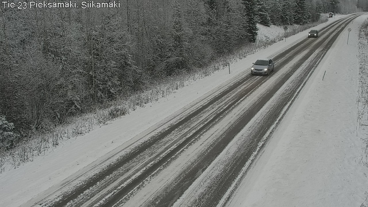 Weather Camera Image Road 23 Pieksämäki, Siikamäki, Pieksämäki, Etelä-Savo