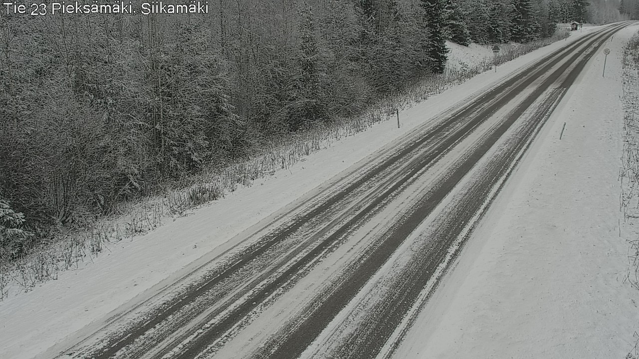 Weather Camera Image Road 23 Pieksämäki, Siikamäki, Pieksämäki, Etelä-Savo