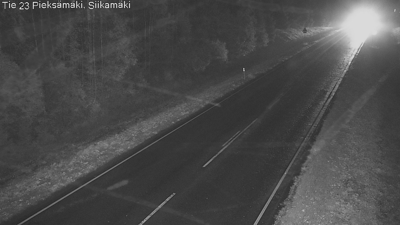 Weather Camera Image Road 23 Pieksämäki, Siikamäki, Pieksämäki, Etelä-Savo