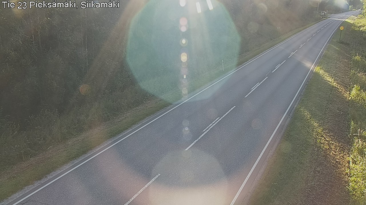 Weather Camera Image Road 23 Pieksämäki, Siikamäki, Pieksämäki, Etelä-Savo
