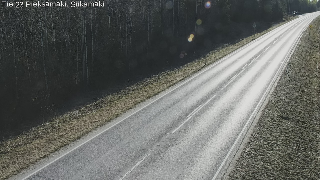 Weather Camera Image Road 23 Pieksämäki, Siikamäki, Pieksämäki, Etelä-Savo