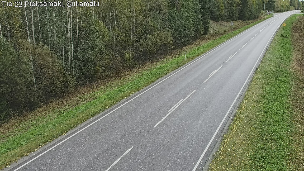 Weather Camera Image Road 23 Pieksämäki, Siikamäki, Pieksämäki, Etelä-Savo