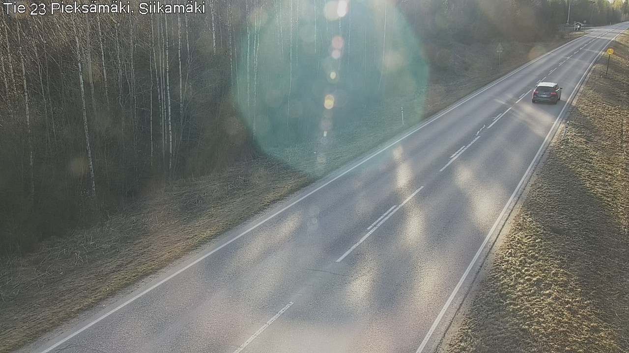 Weather Camera Image Road 23 Pieksämäki, Siikamäki, Pieksämäki, Etelä-Savo