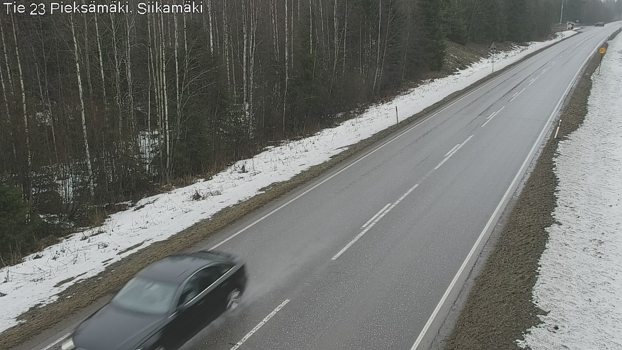Weather Camera Image Road 23 Pieksämäki, Siikamäki, Pieksämäki, Etelä-Savo