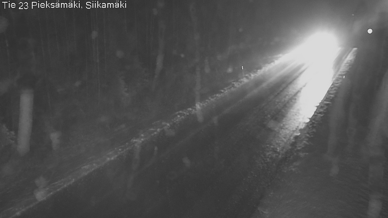 Weather Camera Image Väg 23 Pieksämäki, Siikamäki, Pieksämäki, Etelä-Savo