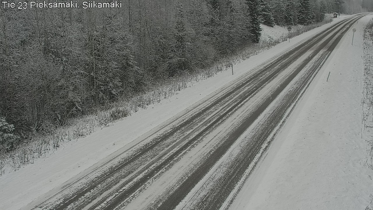 Weather Camera Image Road 23 Pieksämäki, Siikamäki, Pieksämäki, Etelä-Savo