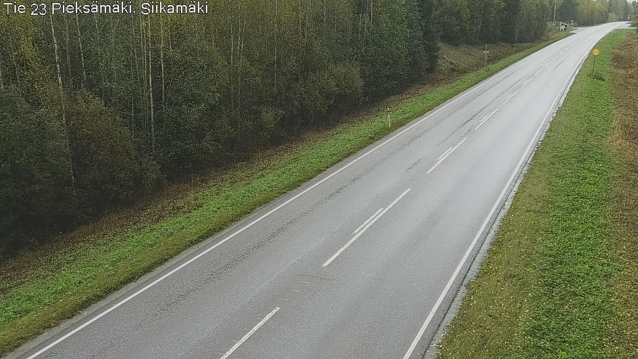 Weather Camera Image Road 23 Pieksämäki, Siikamäki, Pieksämäki, Etelä-Savo