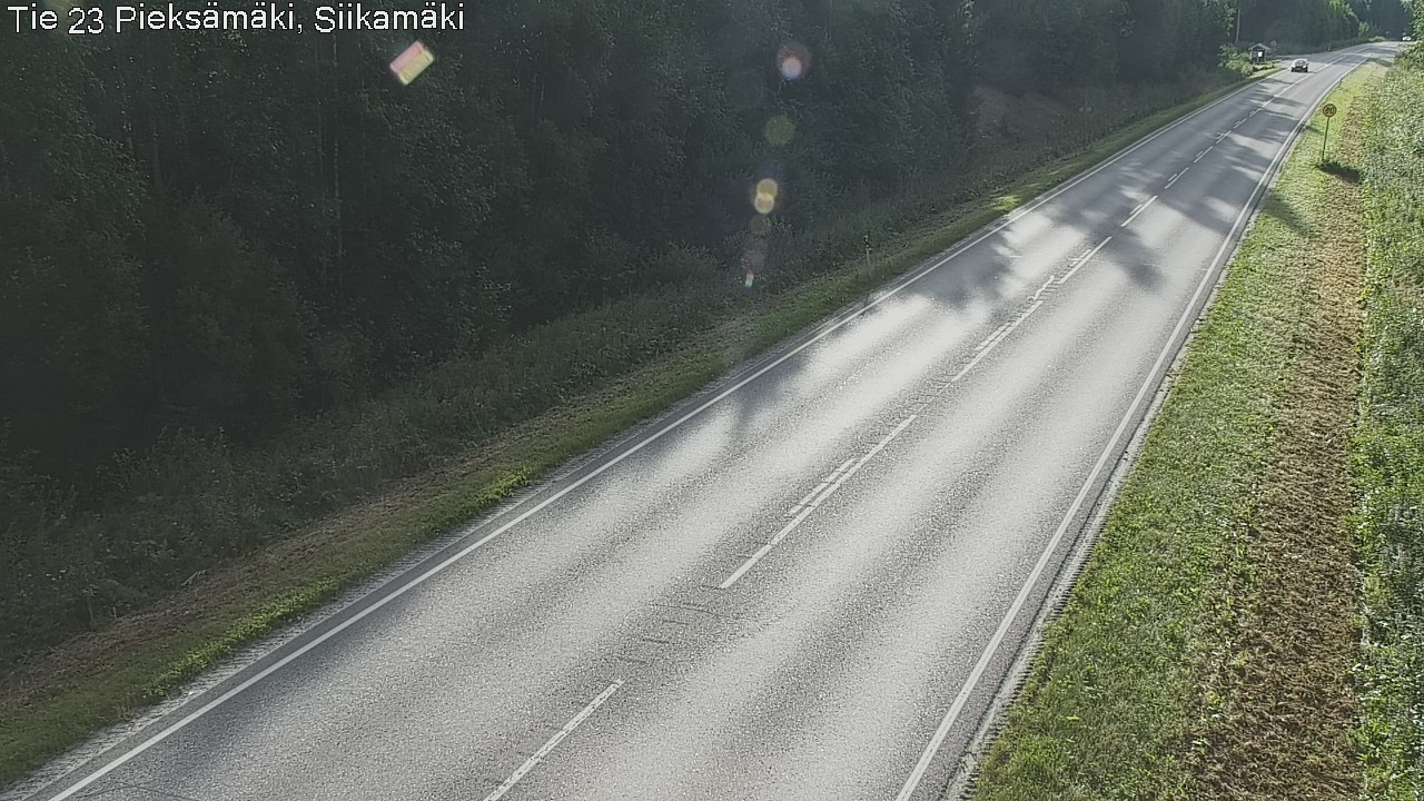 Weather Camera Image Road 23 Pieksämäki, Siikamäki, Pieksämäki, Etelä-Savo