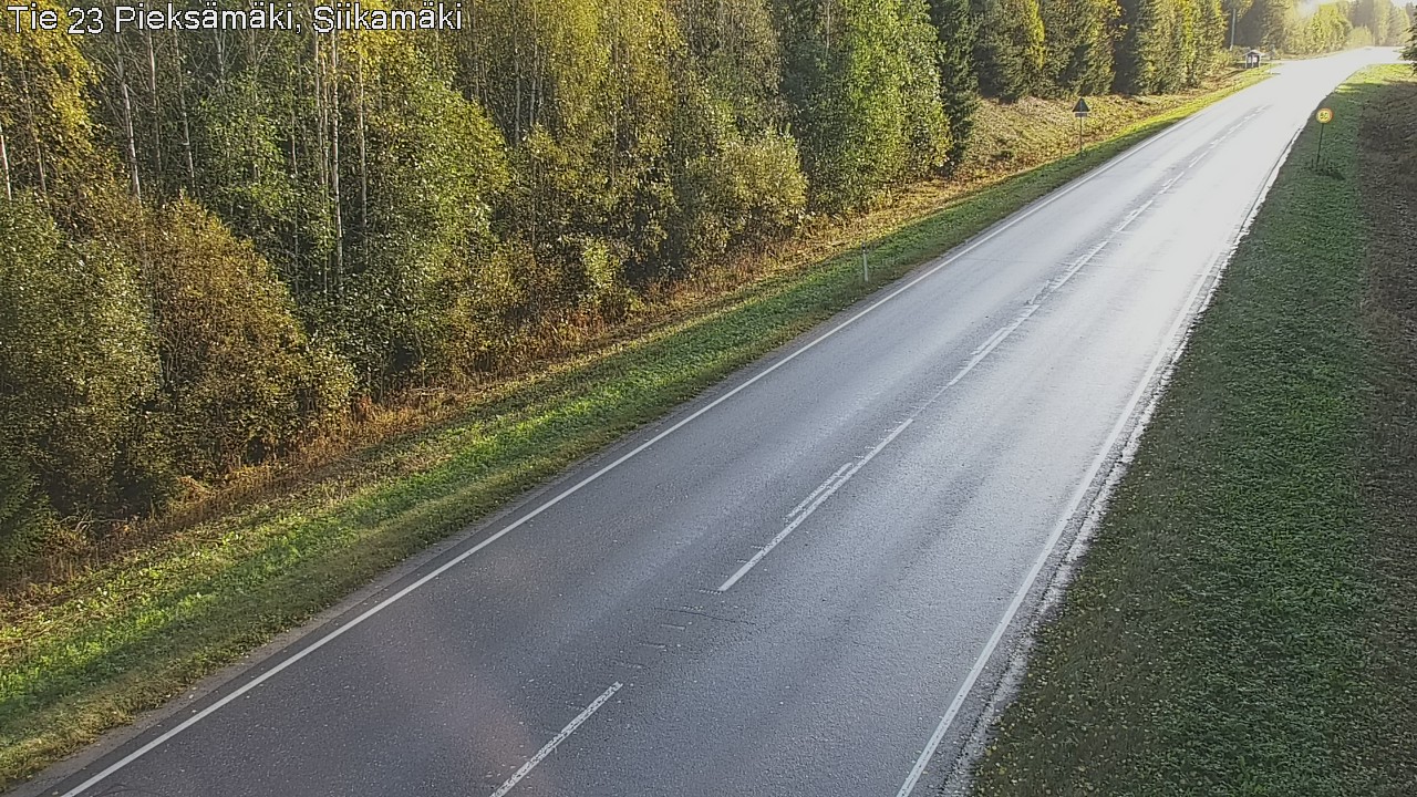 Weather Camera Image Road 23 Pieksämäki, Siikamäki, Pieksämäki, Etelä-Savo