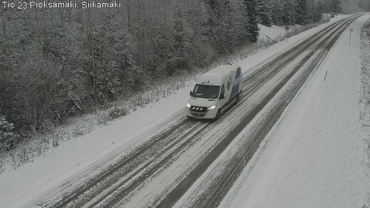 Weather Camera Image Road 23 Pieksämäki, Siikamäki, Pieksämäki, Etelä-Savo